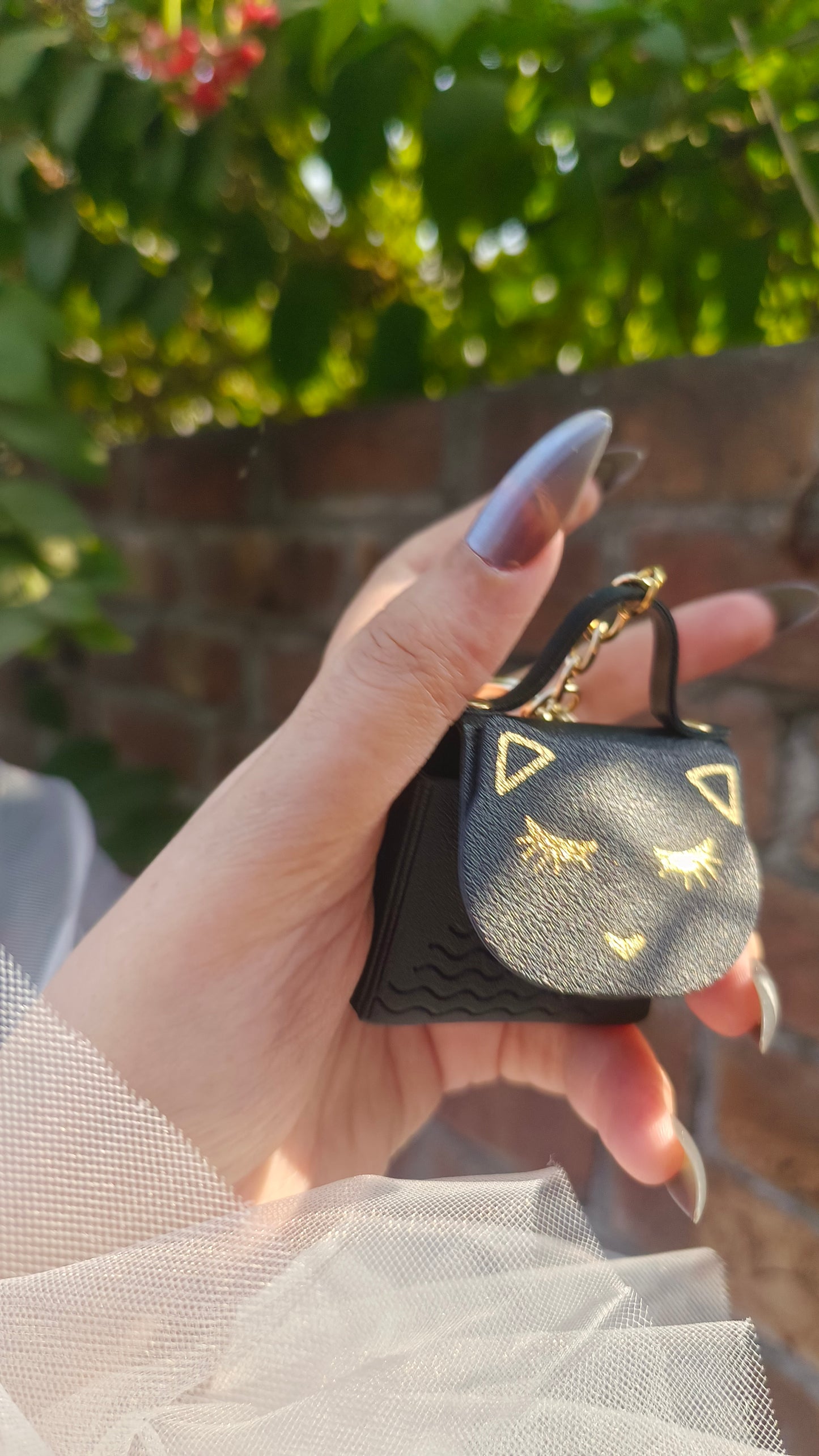 Mini Handbag Coin Purse Keychain – Cute PU Leather Charm