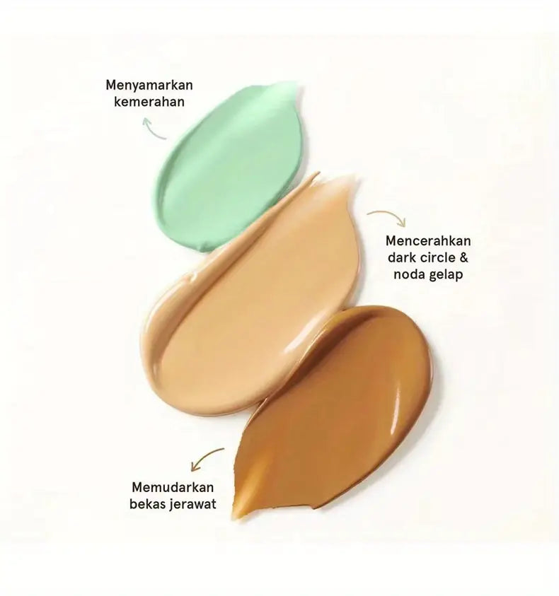 "6-Color Concealer Palette & Contour Kit – Long-Lasting, Waterproof Perfection"