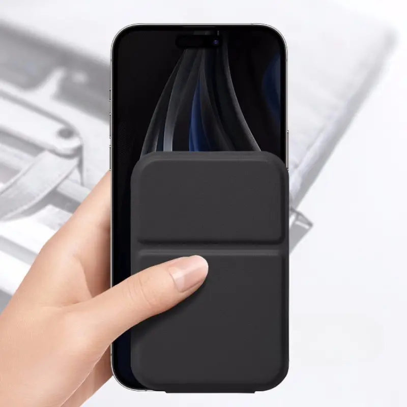 "Portable Folding Makeup Mirror - Compact & Shatterproof"