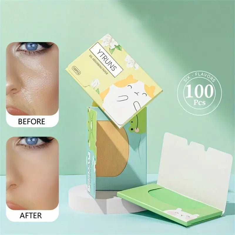 Scented Bliss: 100pcs Oil-Absorbing Sheets