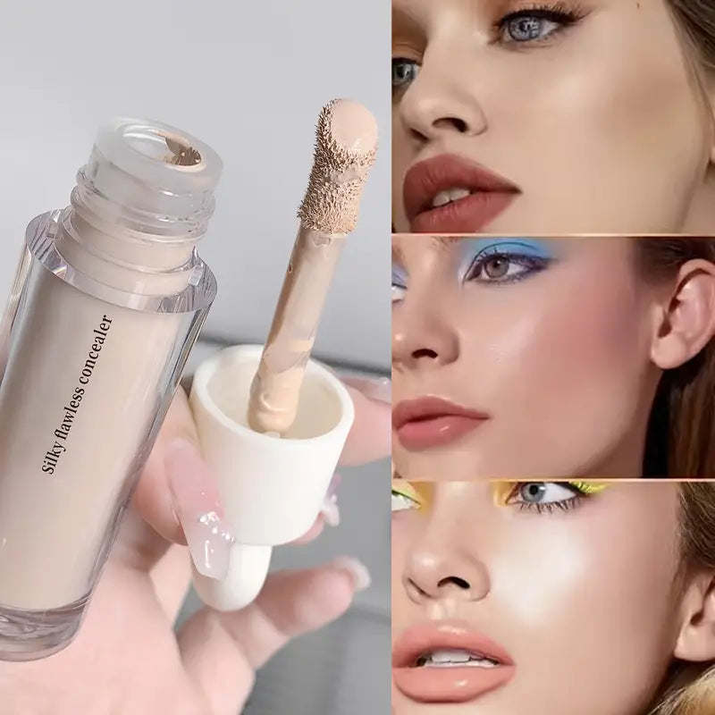 "Silk Smooth Liquid Concealer – Sculpt & Perfect Your Look" Ivory