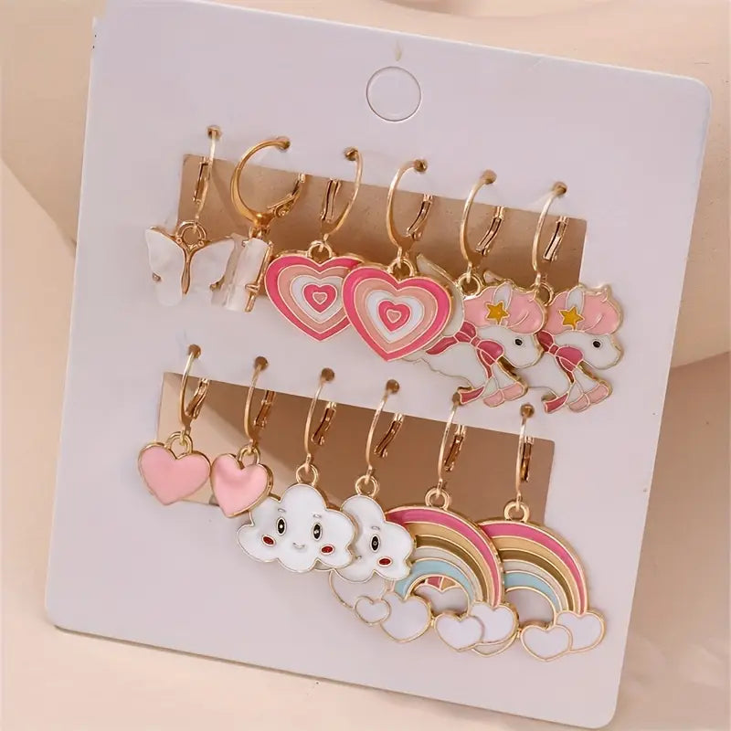 Exquisite Cartoon Cute Metallic earings