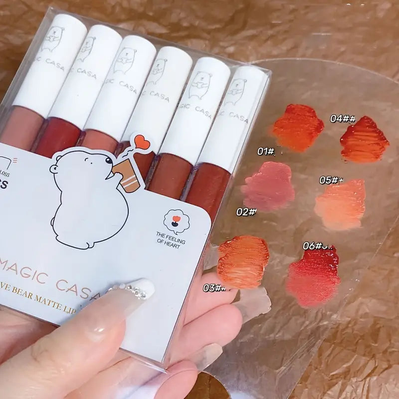 1pc Matte Velvet Lip Glaze - Long-Lasting, Non-Fading Liquid Lipstick