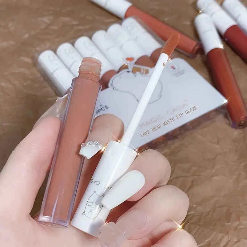 1pc Matte Velvet Lip Glaze - Long-Lasting, Non-Fading Liquid Lipstick