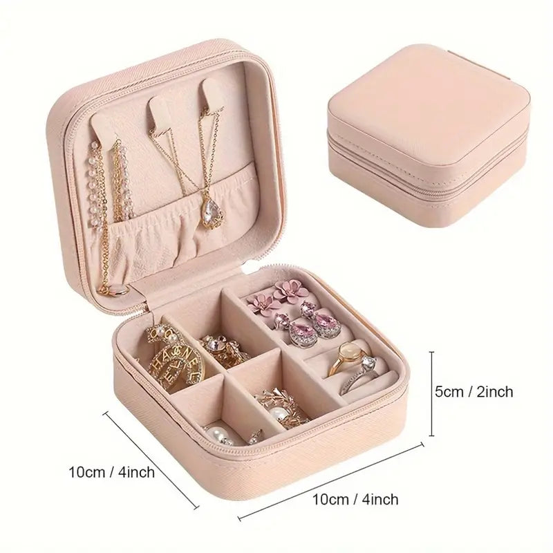 💖✨ Faux Leather Mini Jewelry Box