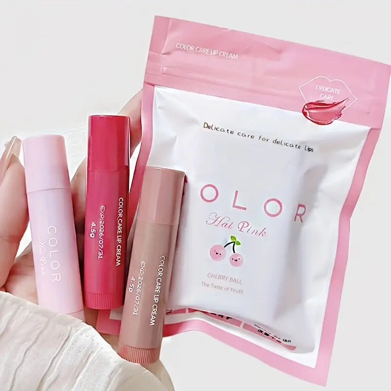 Cherry Blossom Lip Balm: Hydrating & Plumping Care