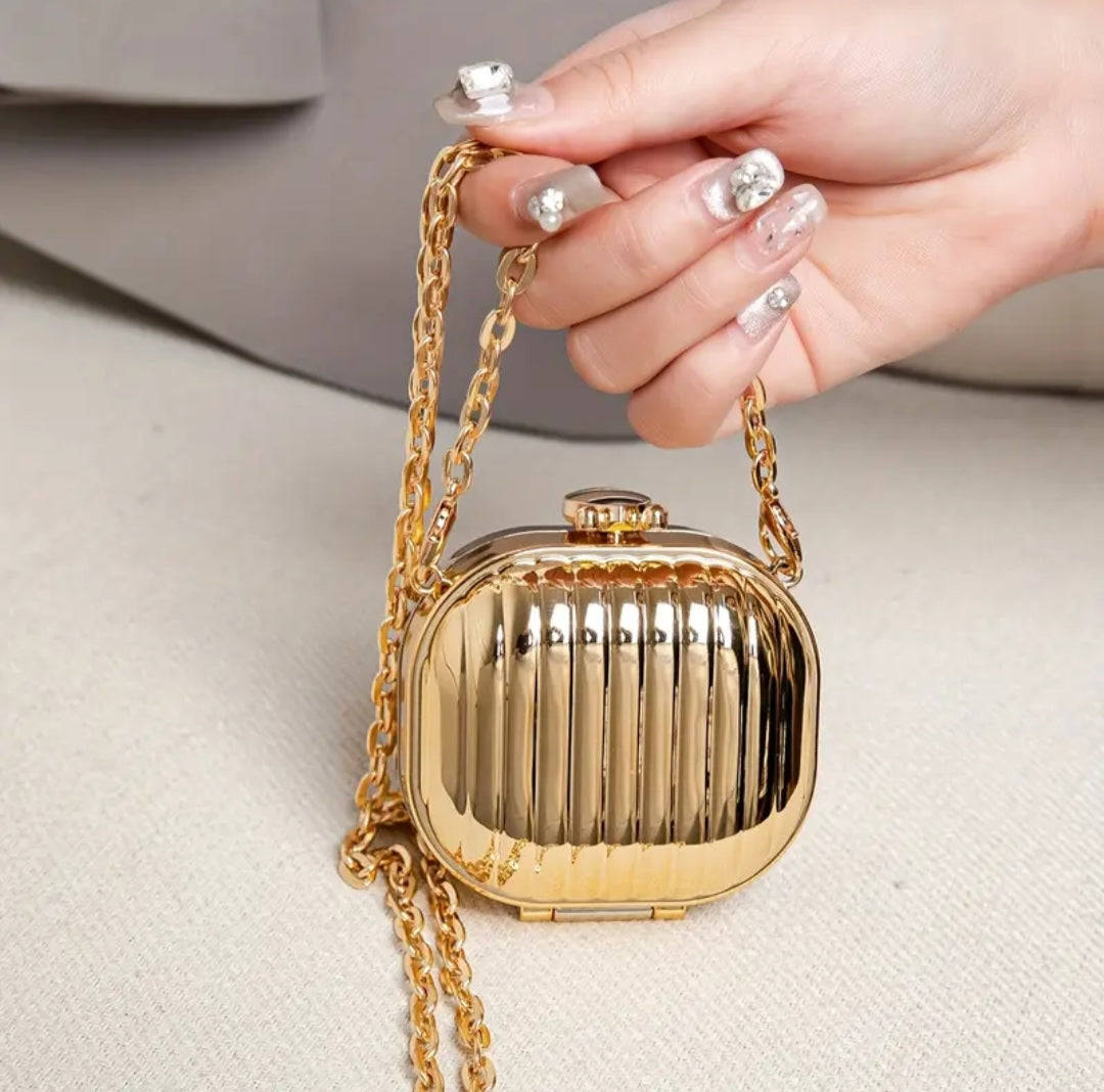 Acrylic Chain Shoulder Crossbody Clutch
