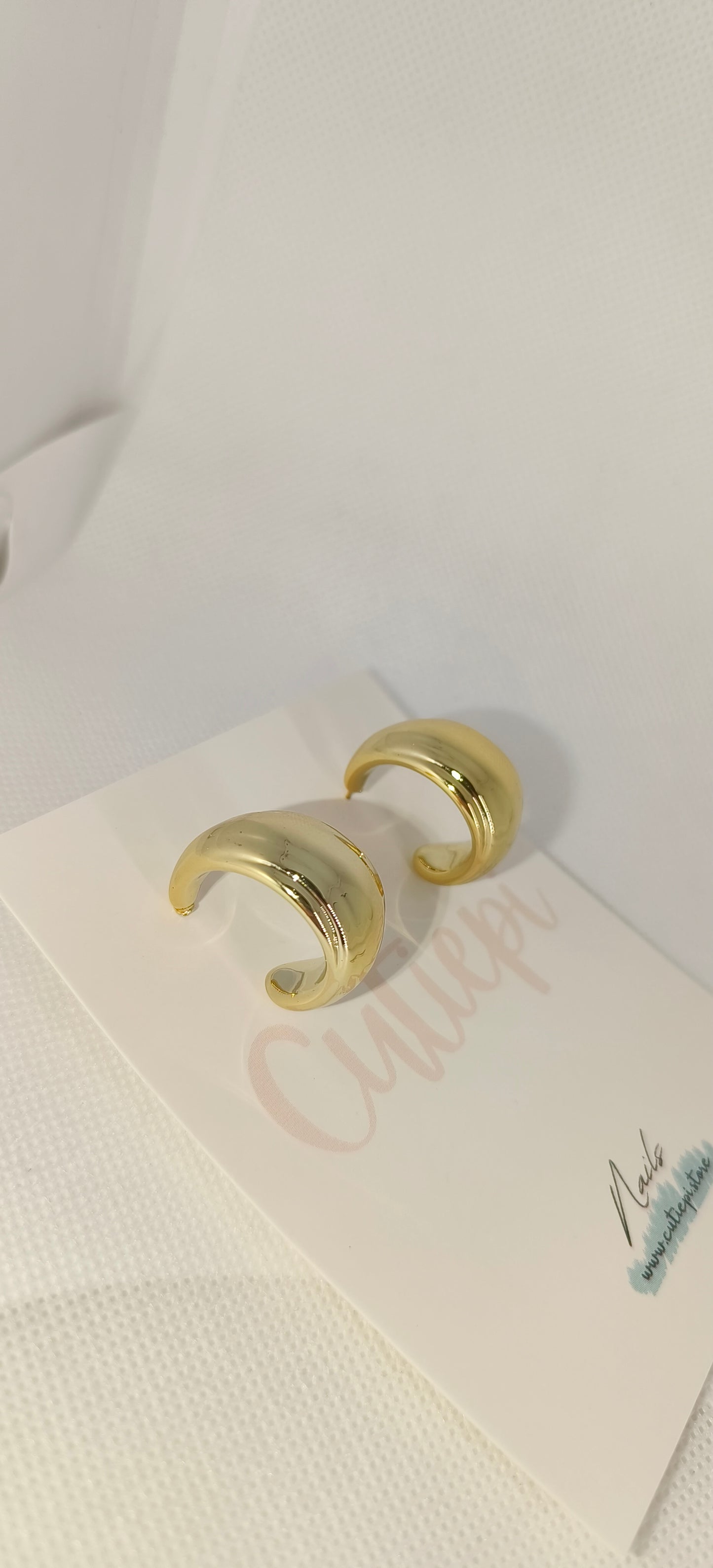 Golden Luxe Statement Earrings