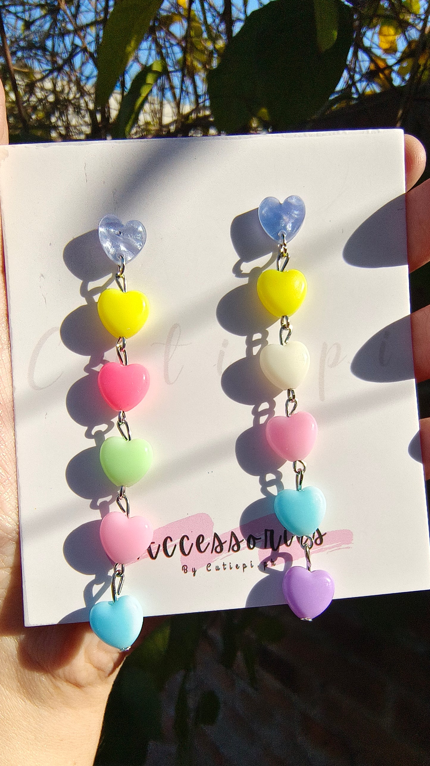 Rainbow hearts