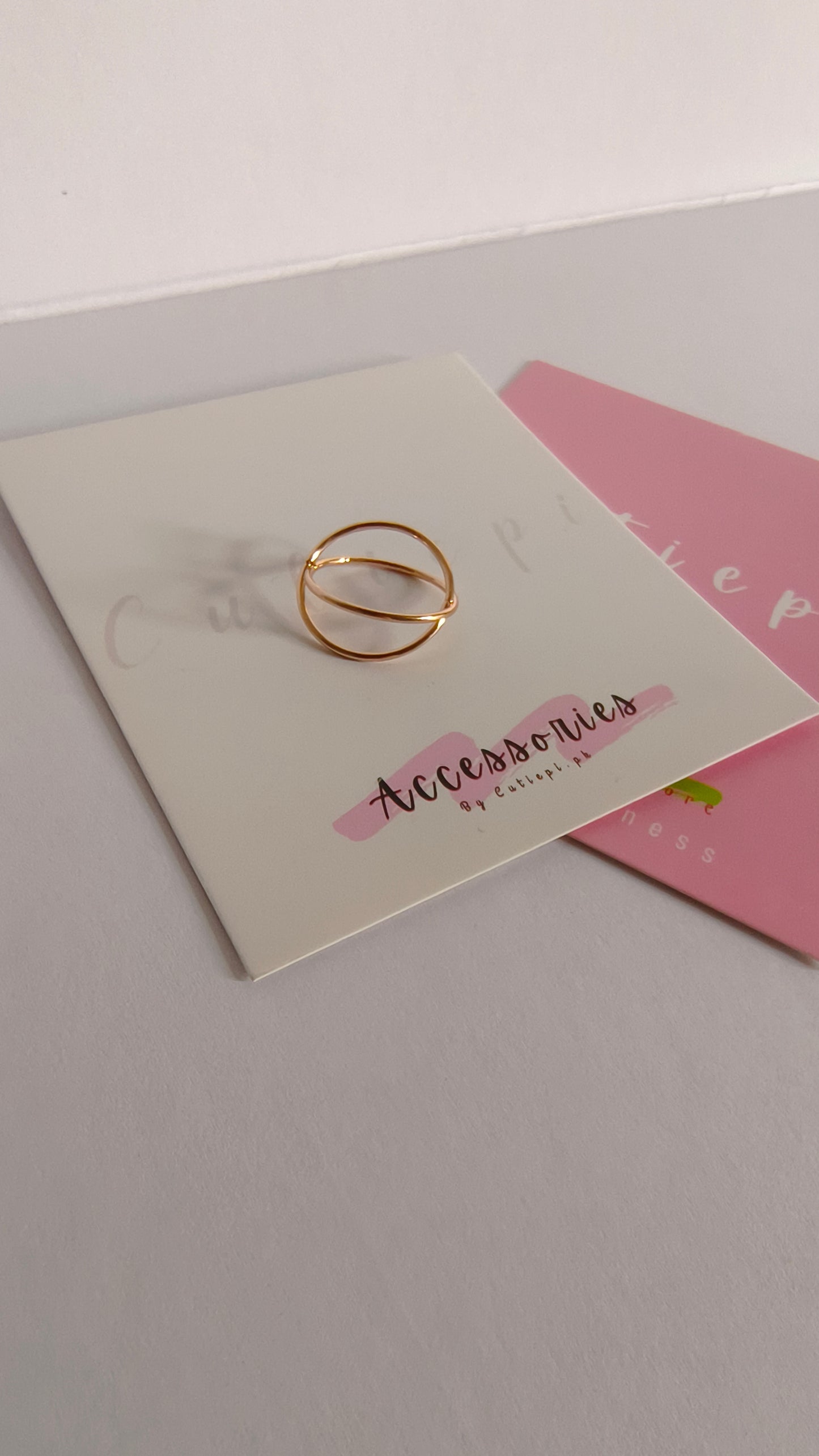 Gold-Plated Loop Ring