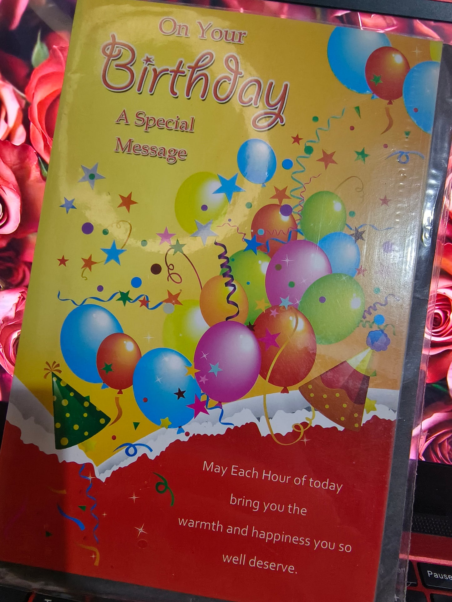 Happy Birthday Greeting Card – Comes with a Beautiful Envelope 🎉💌