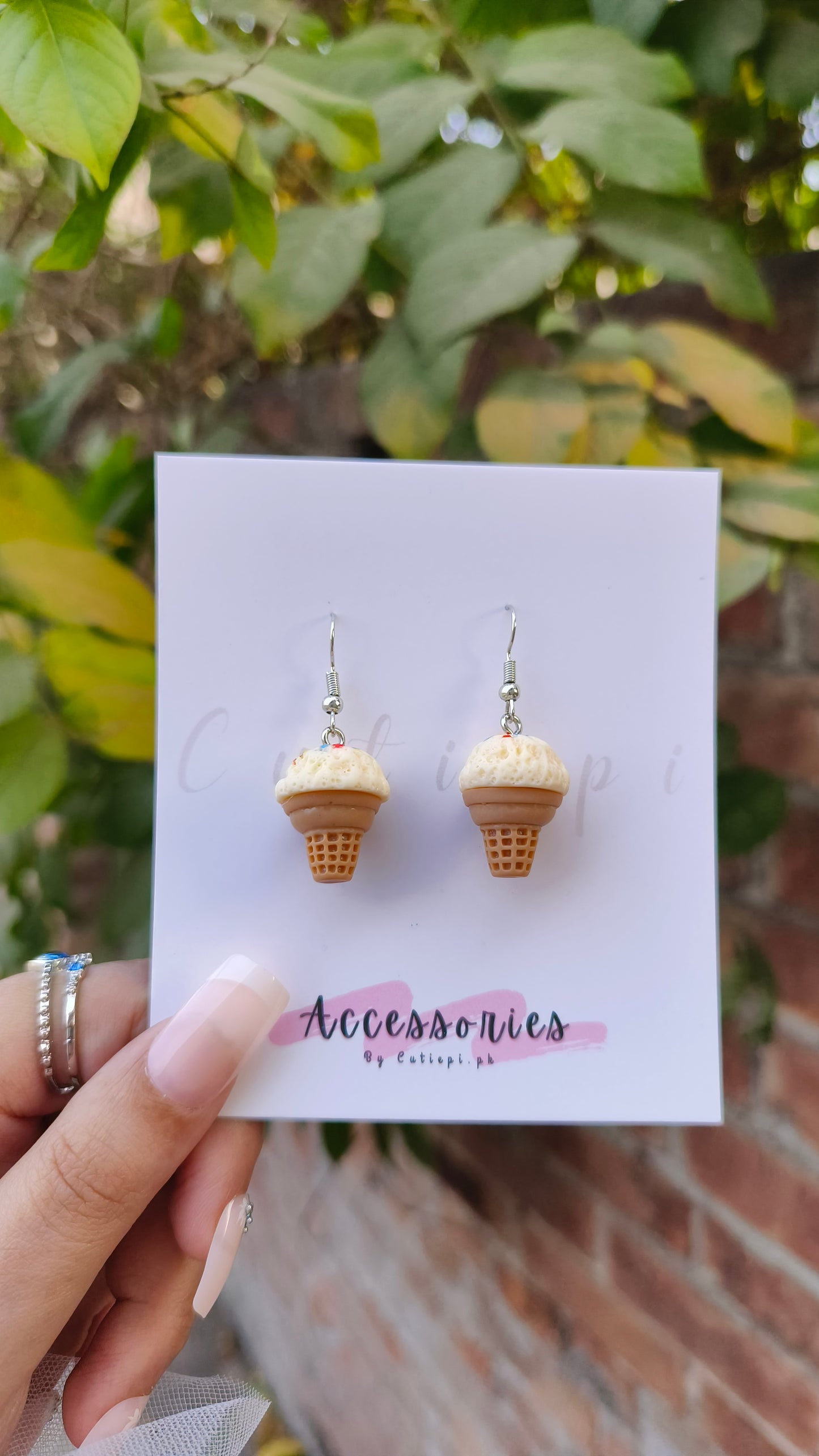 Keep it cool and cute with our Ice Cream Dangle Earrings