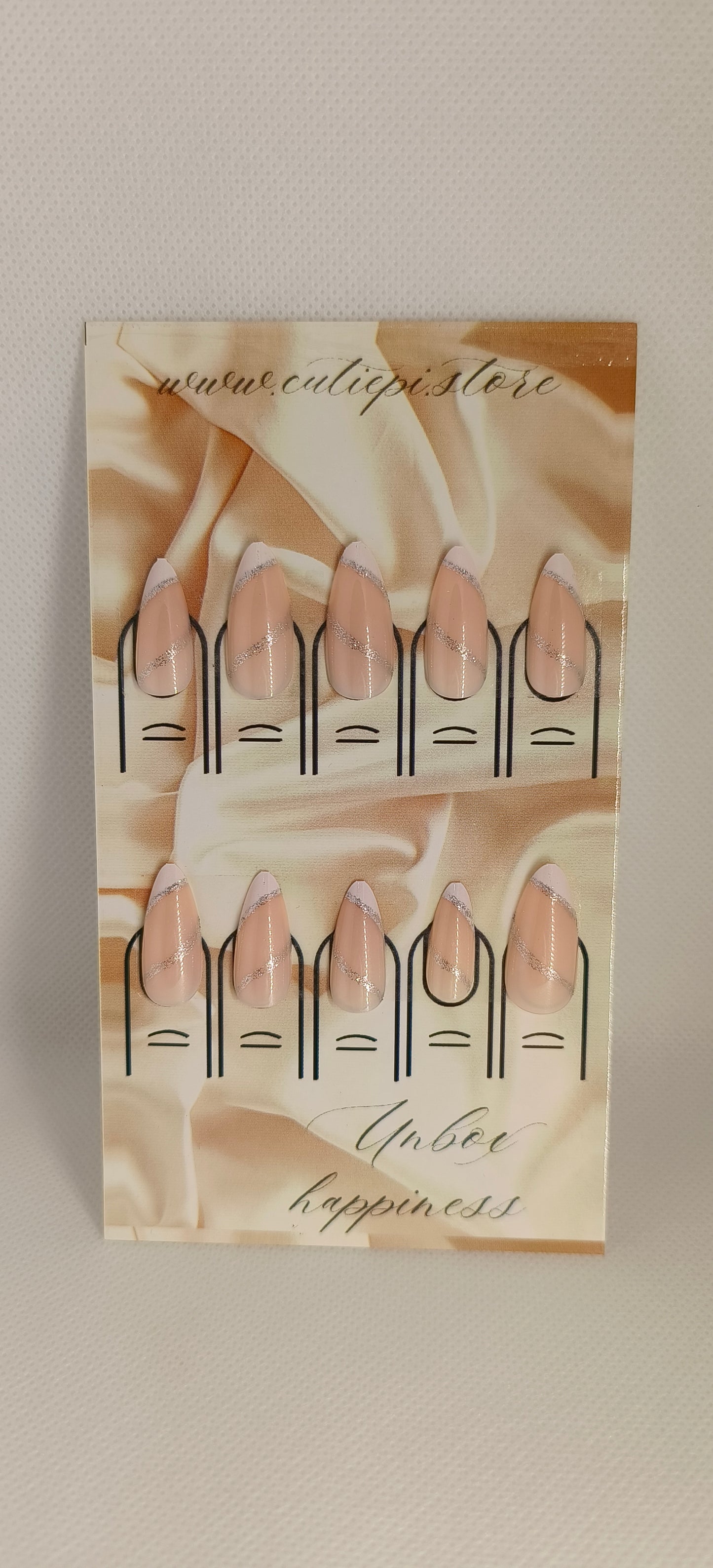 Silver Swirl – 24pcs with Application Kit