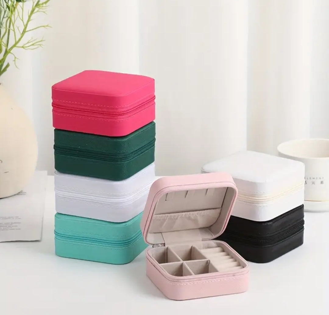 💖✨ Faux Leather Mini Jewelry Box