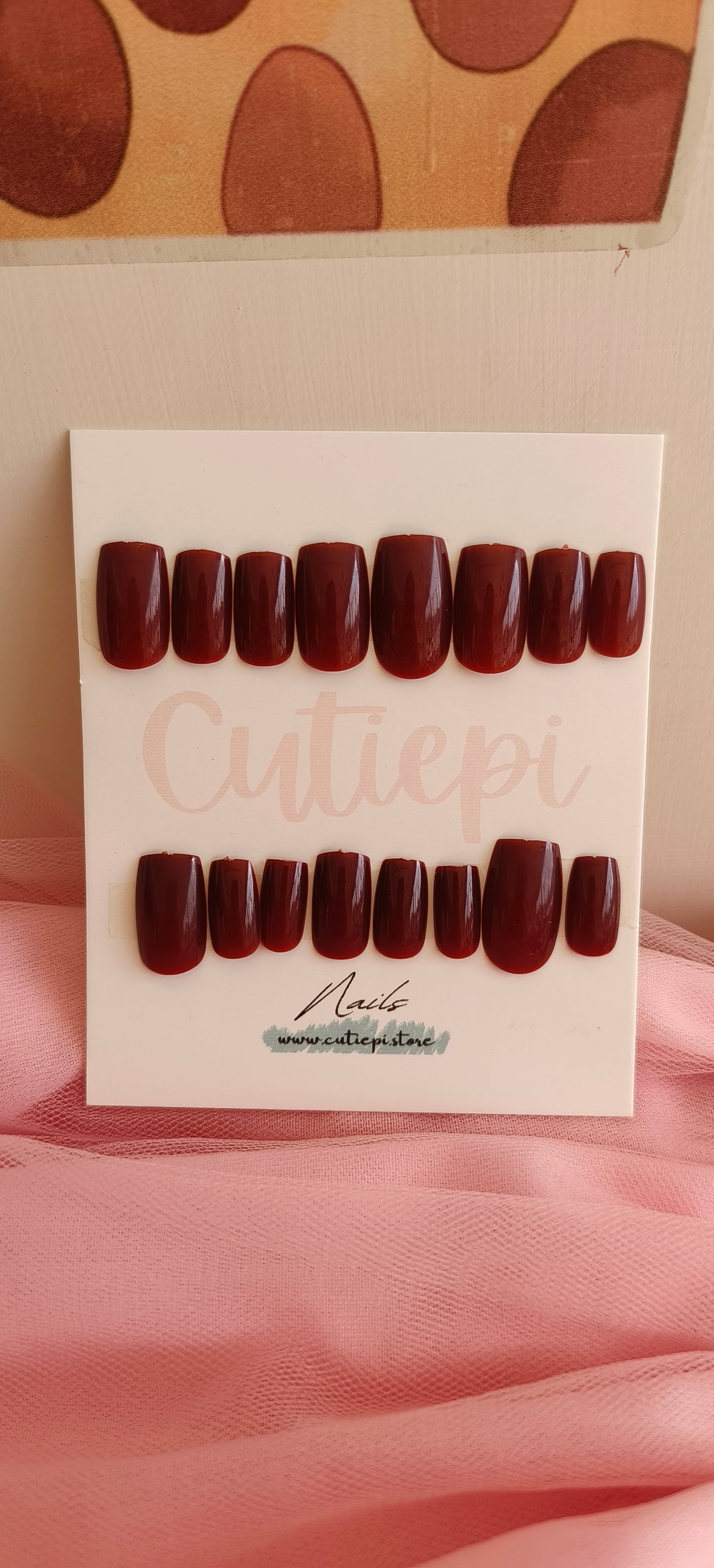 Deep Maroon – 24pcs with Application Kit