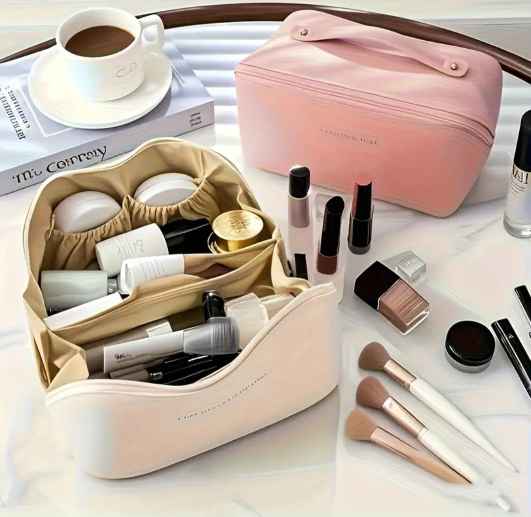 Storage bag- Travel size best for storing nails and makeup (Imported Leather)