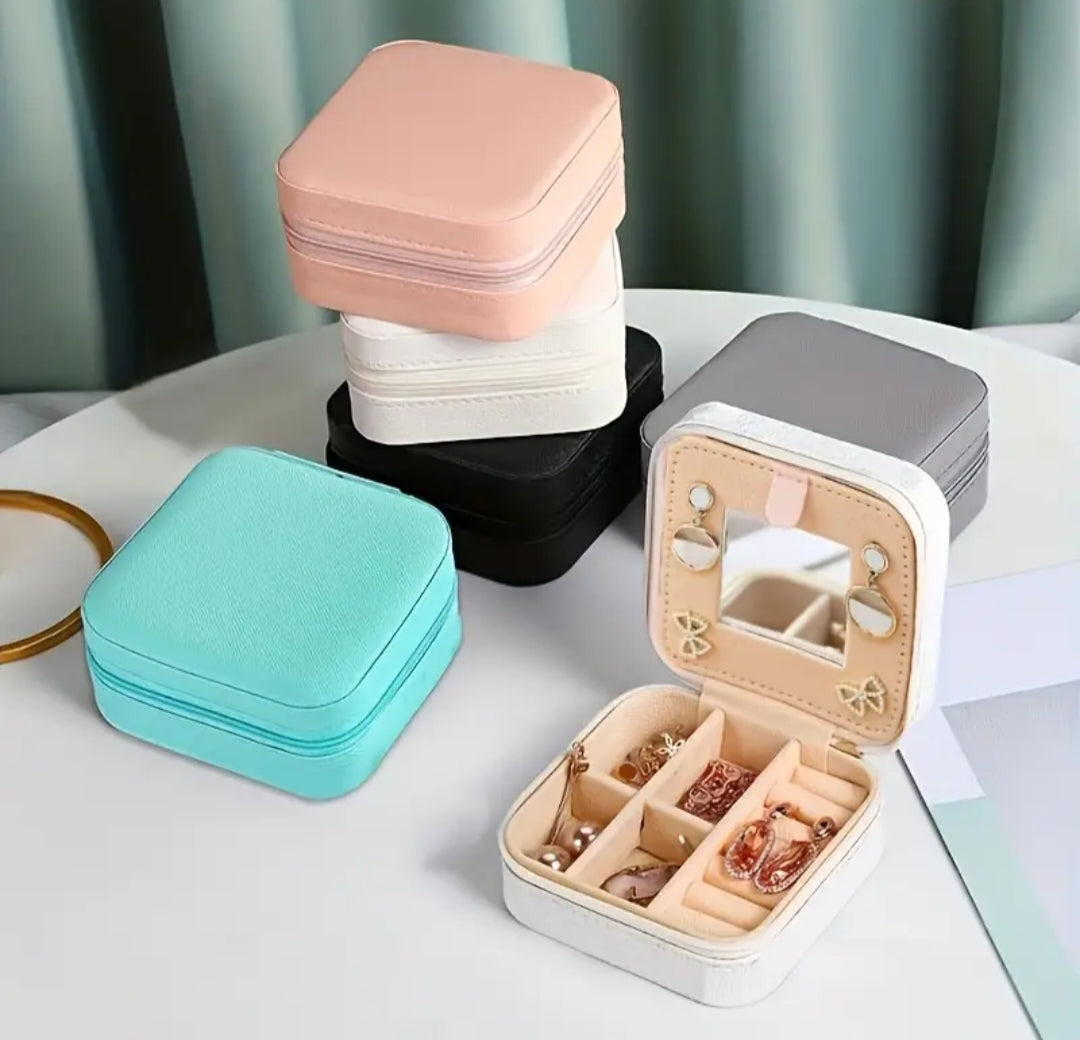 💖✨ Faux Leather Mini Jewelry Box