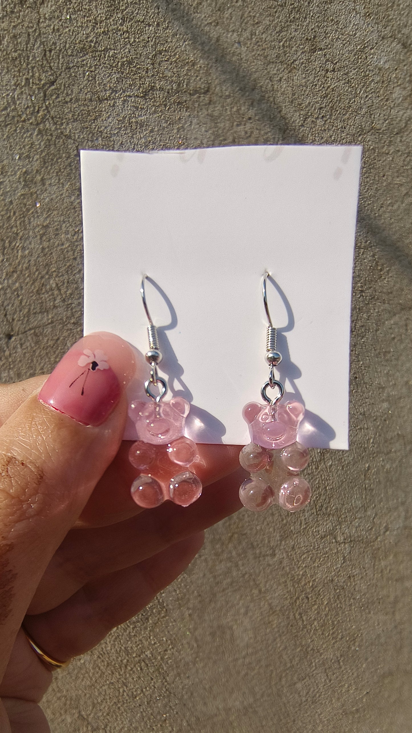 Pink Teddy Earrings – Adorable & Playful