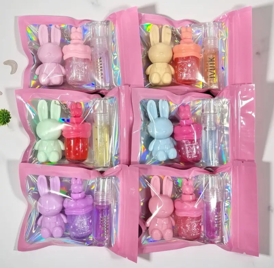 Kids Lip Gloss- Shiny and Soft Tint Pack of 3