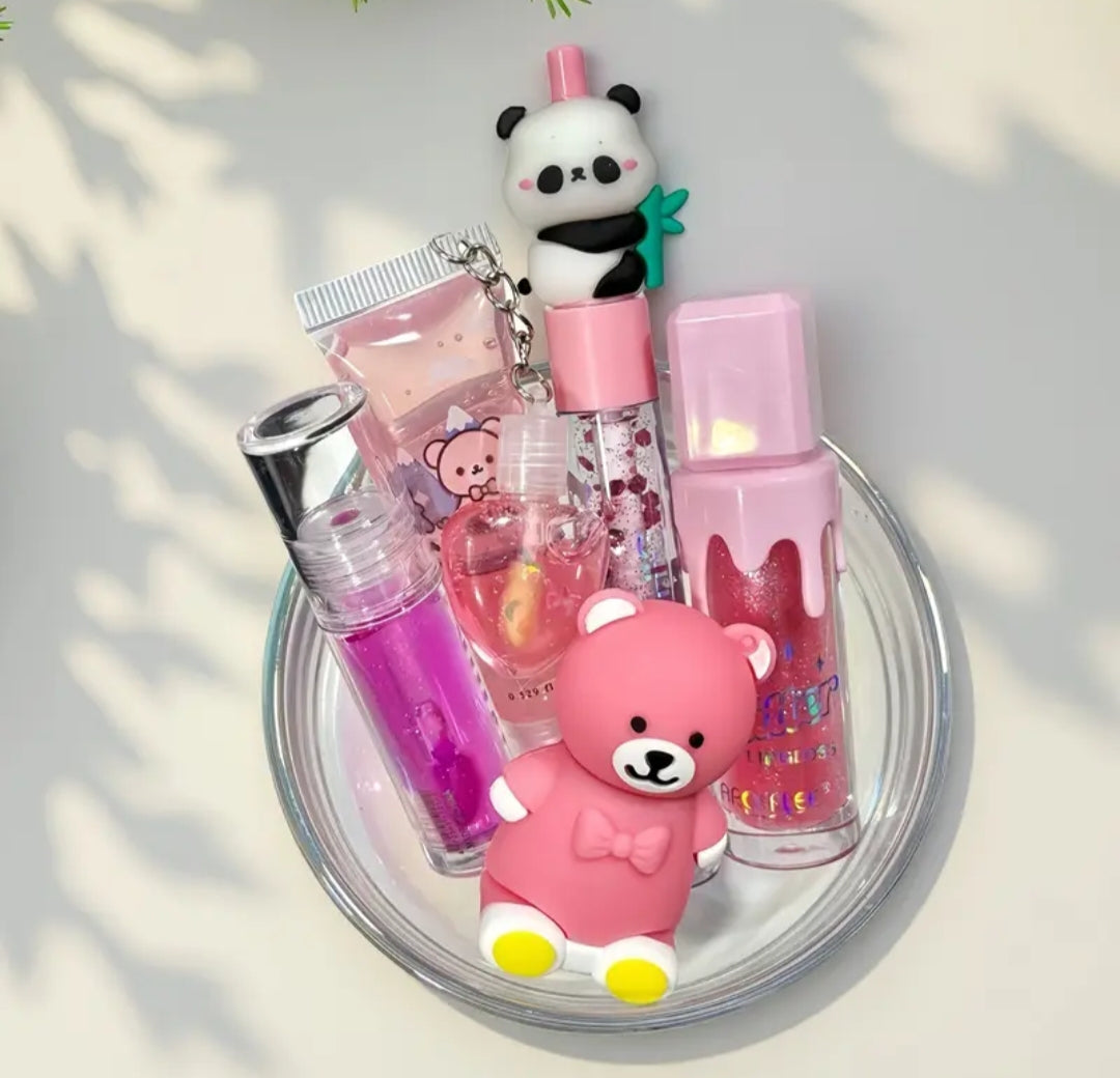 Kids Lip Gloss- Shiny and Soft Tint Pack of 5