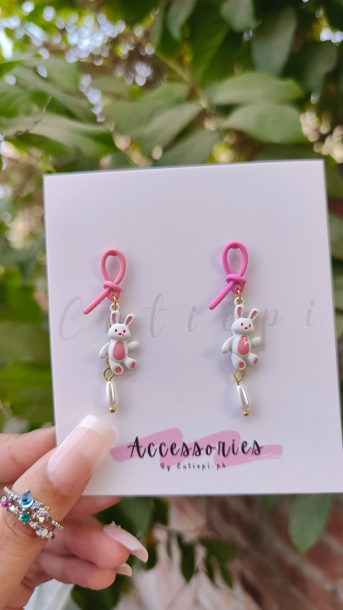 14K Gold-Plated Rabbit & Carrot Drop Earrings – Playful & Elegant Design