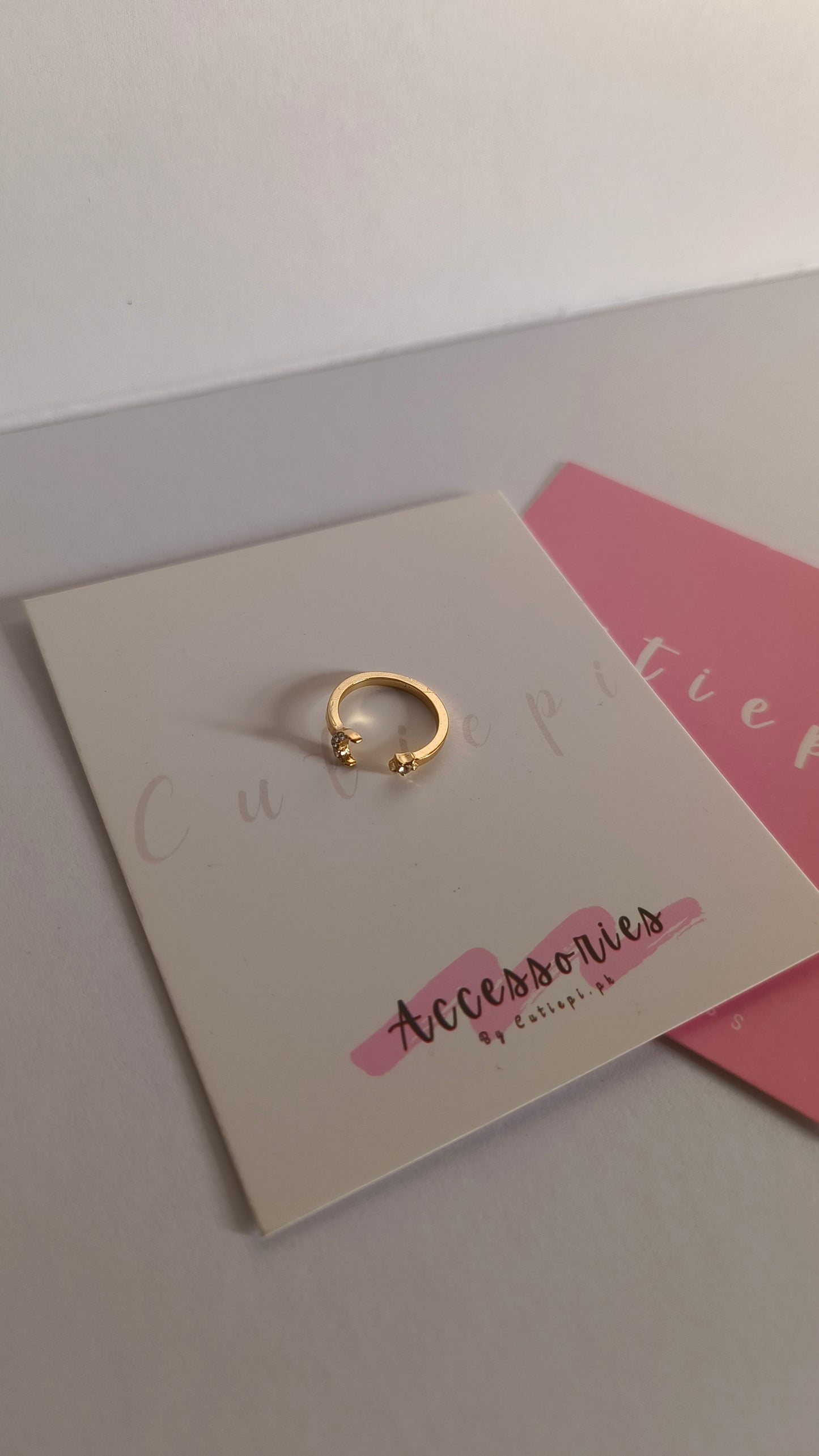 Adjustable Moon Ring – Celestial Charm