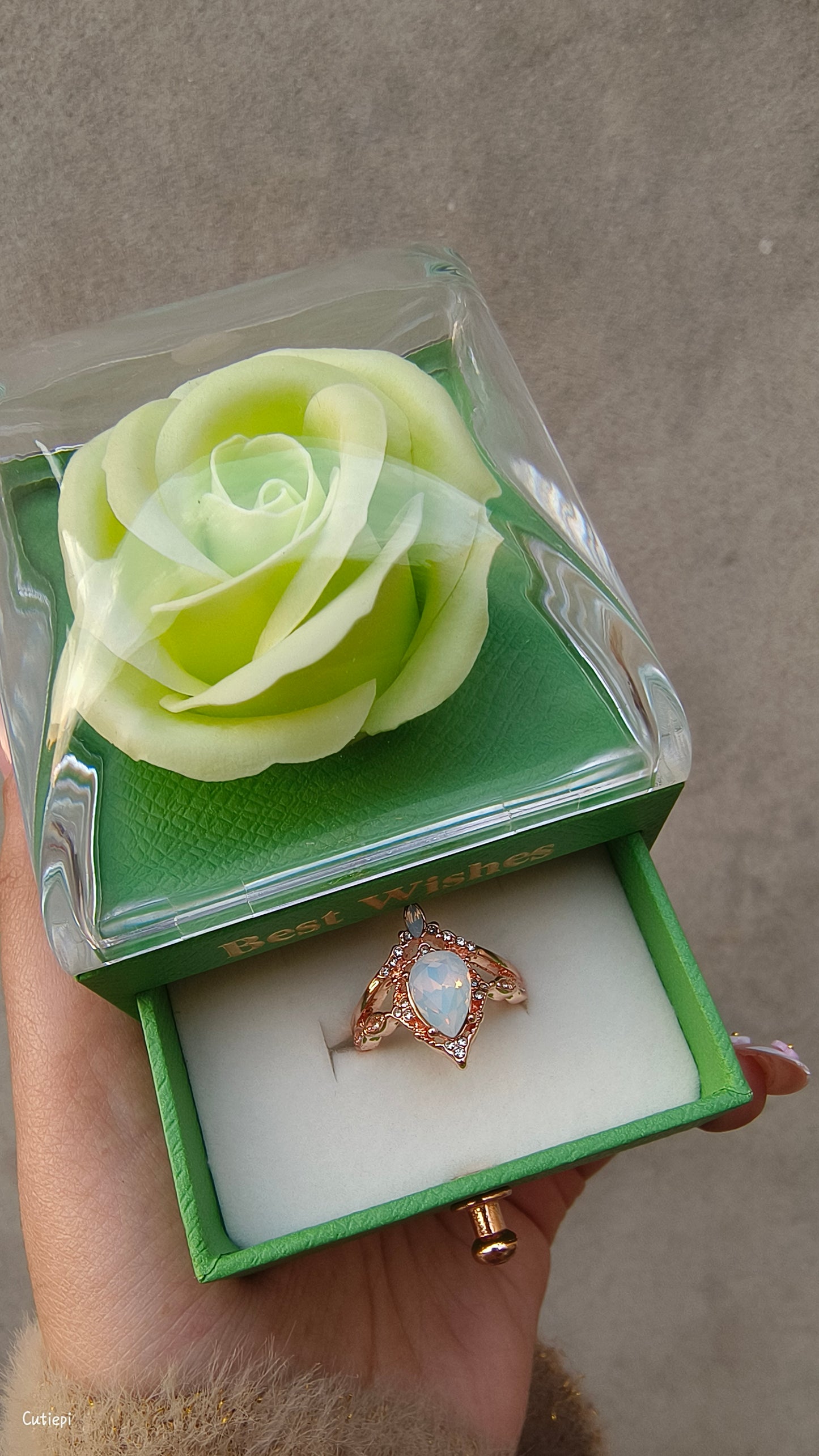 Ethereal Glow Opal Ring – A Touch of Boho Elegance