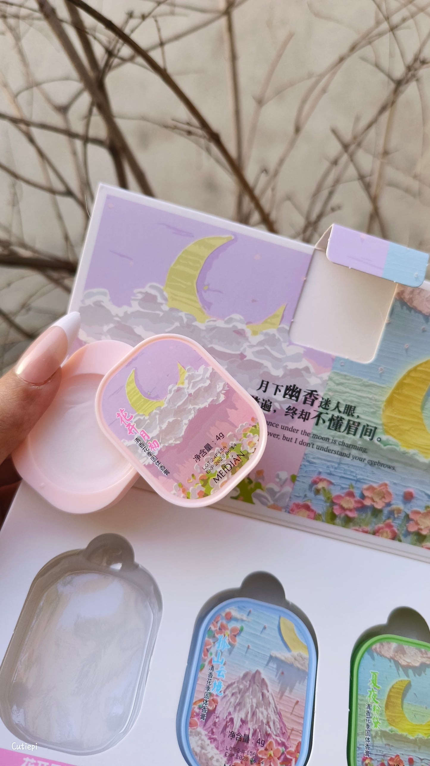 Luxe Essence Solid Perfume Trio – 3pcs Set