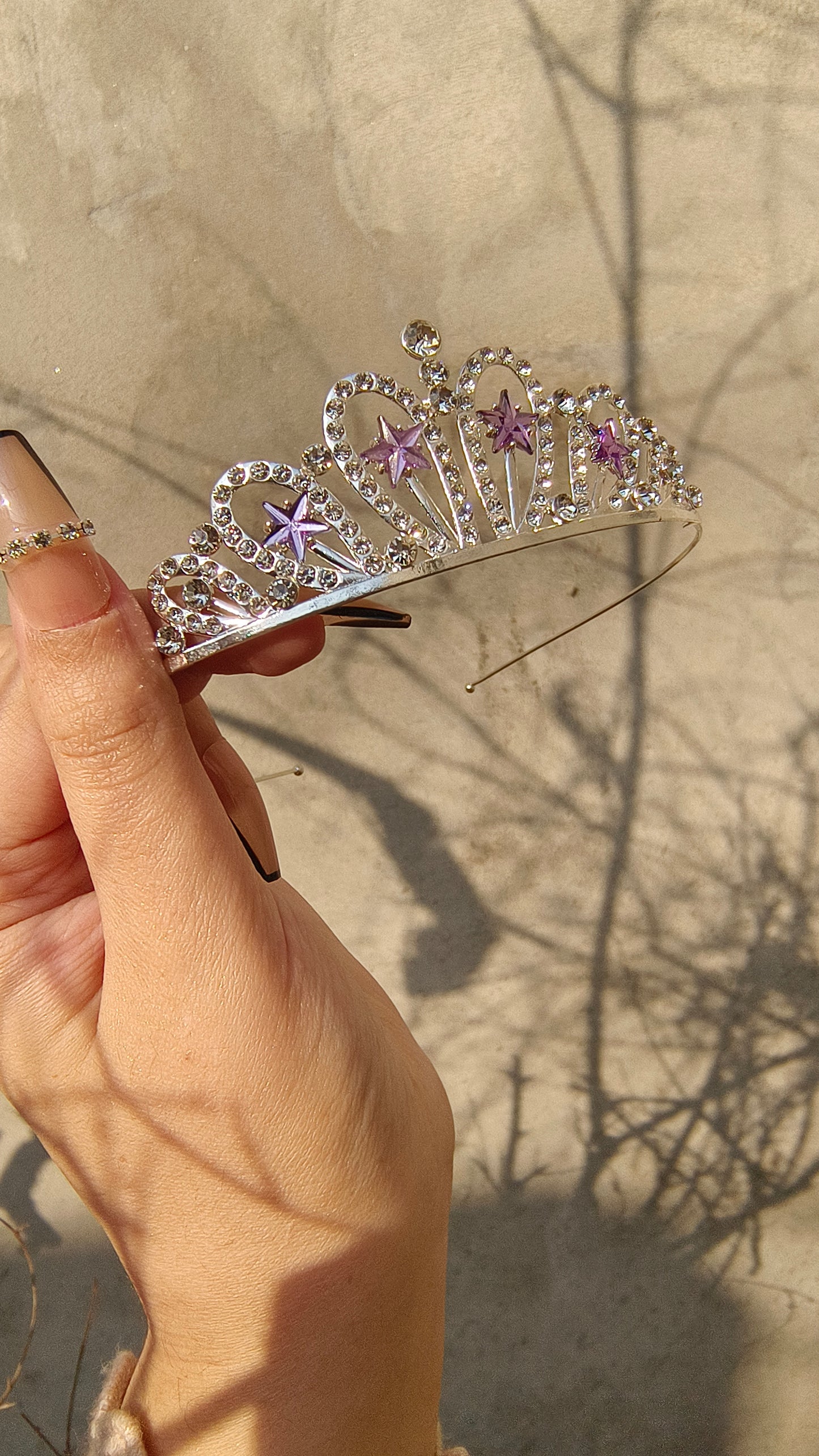 Royal Silver Princess Crown – High-Quality Metal for Little Queens"