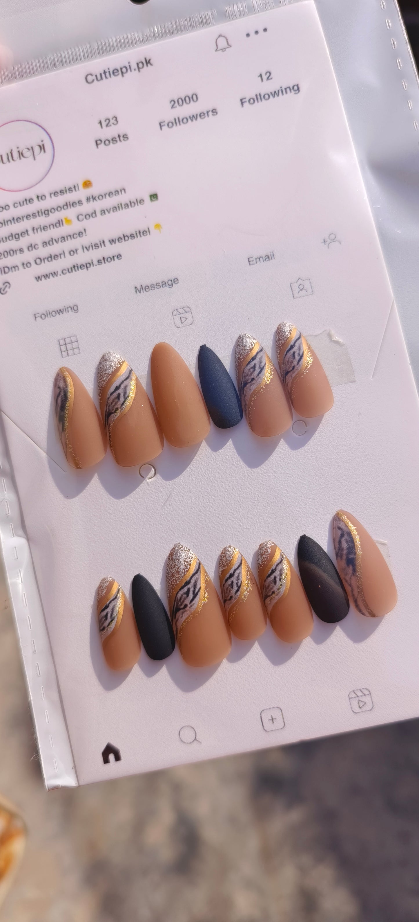 Midnight Swirl – Matte Magic 24pcs with Application Kit