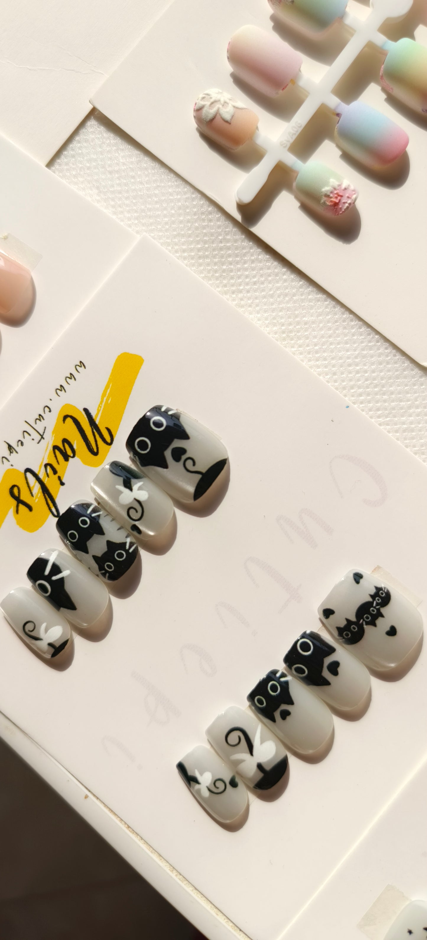 Cutiepi Claws 10pcs cat eye nails with application kit (Student Offer)
