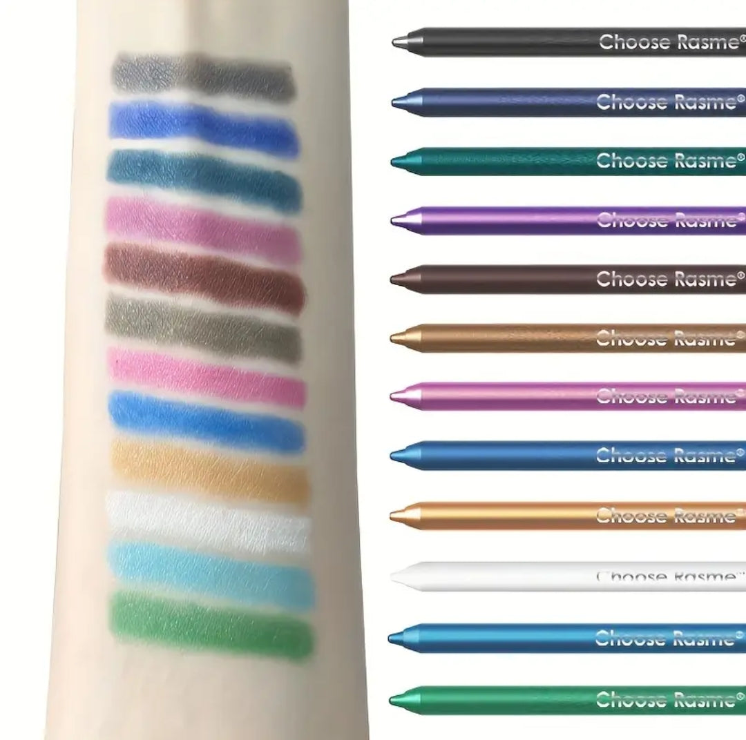 24H Waterproof Eyeliner or Lip liner, Smudge-Proof Long Lasting Color