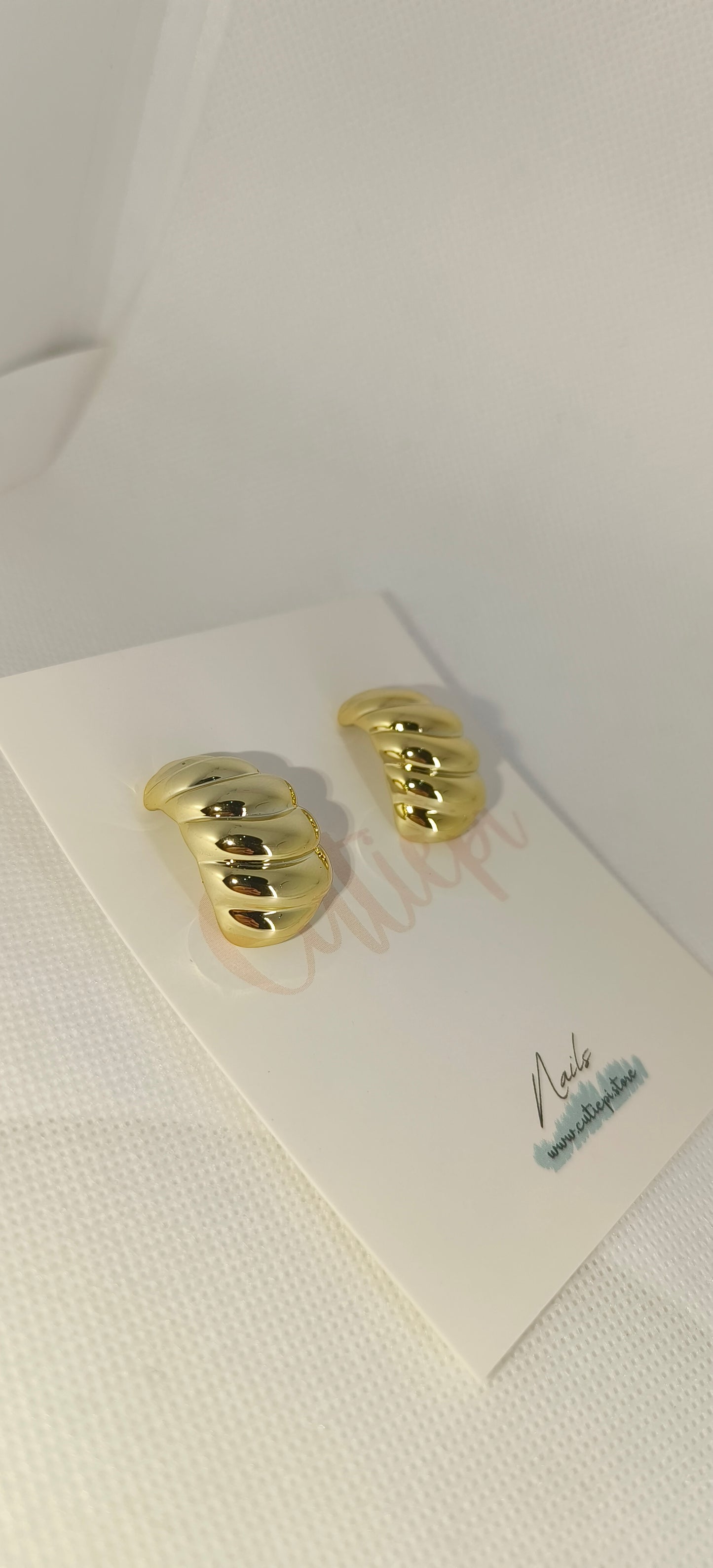 Golden Luxe Statement Earrings