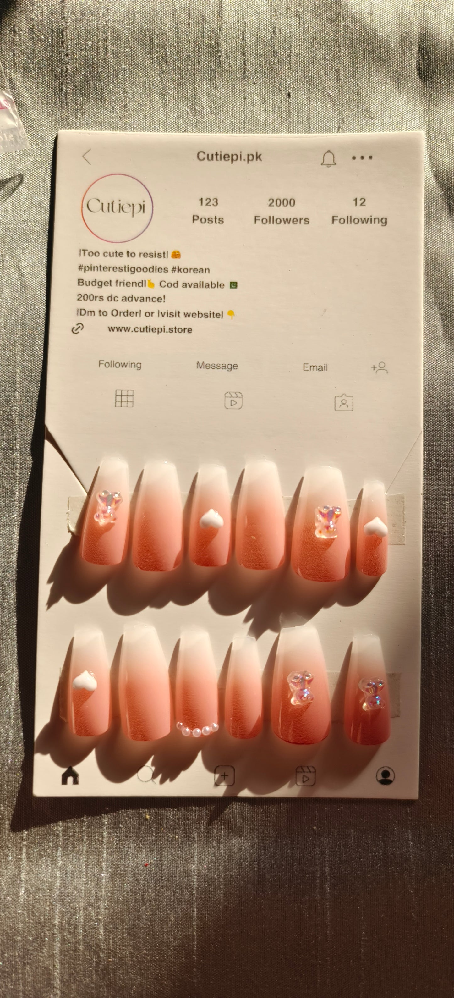 Teddy Pink - 24pcs with Application Kit