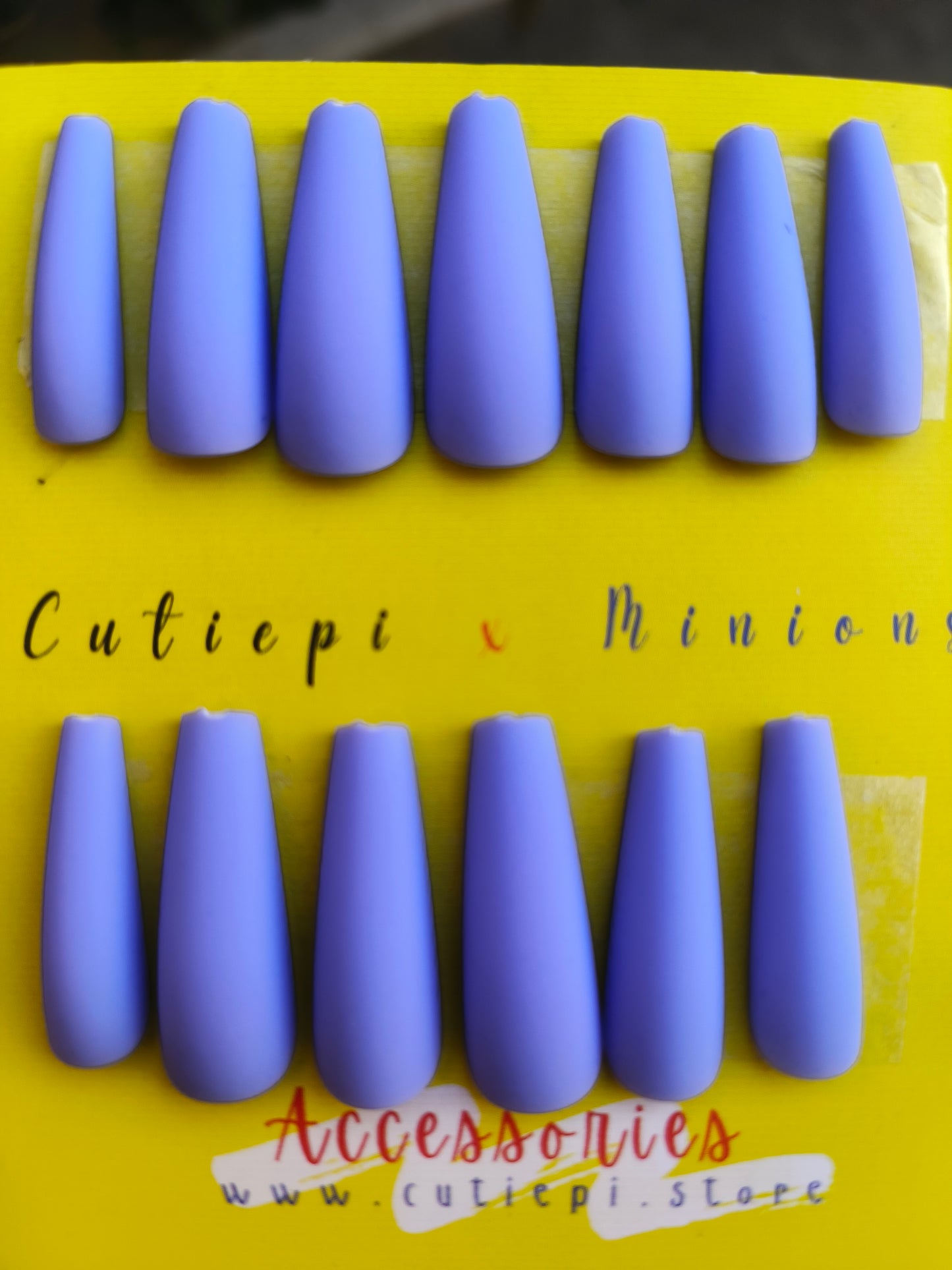 Mystic Twilight Matte Nail Set – 24pcs with Kit