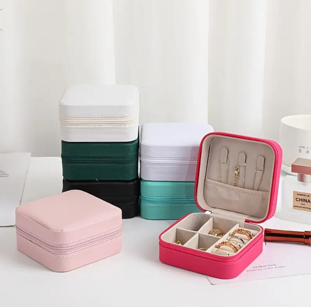 💖✨ Faux Leather Mini Jewelry Box