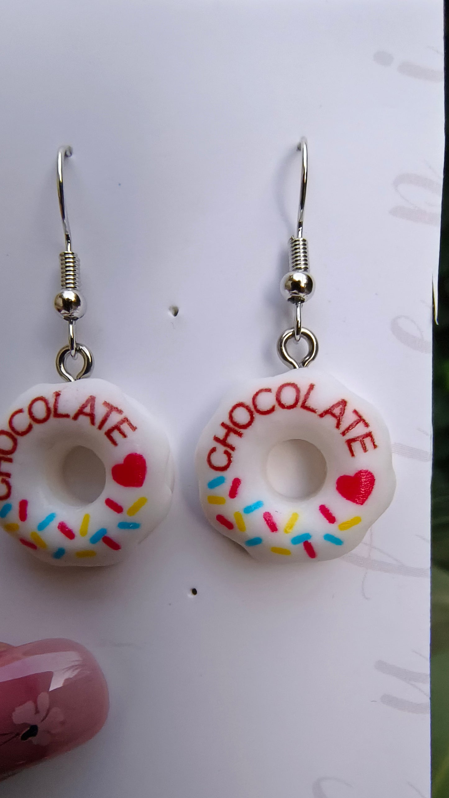 🍩 Chocolate Donut Earrings – Fun & Trendy Acrylic Jewelry for Women & Girls 💖