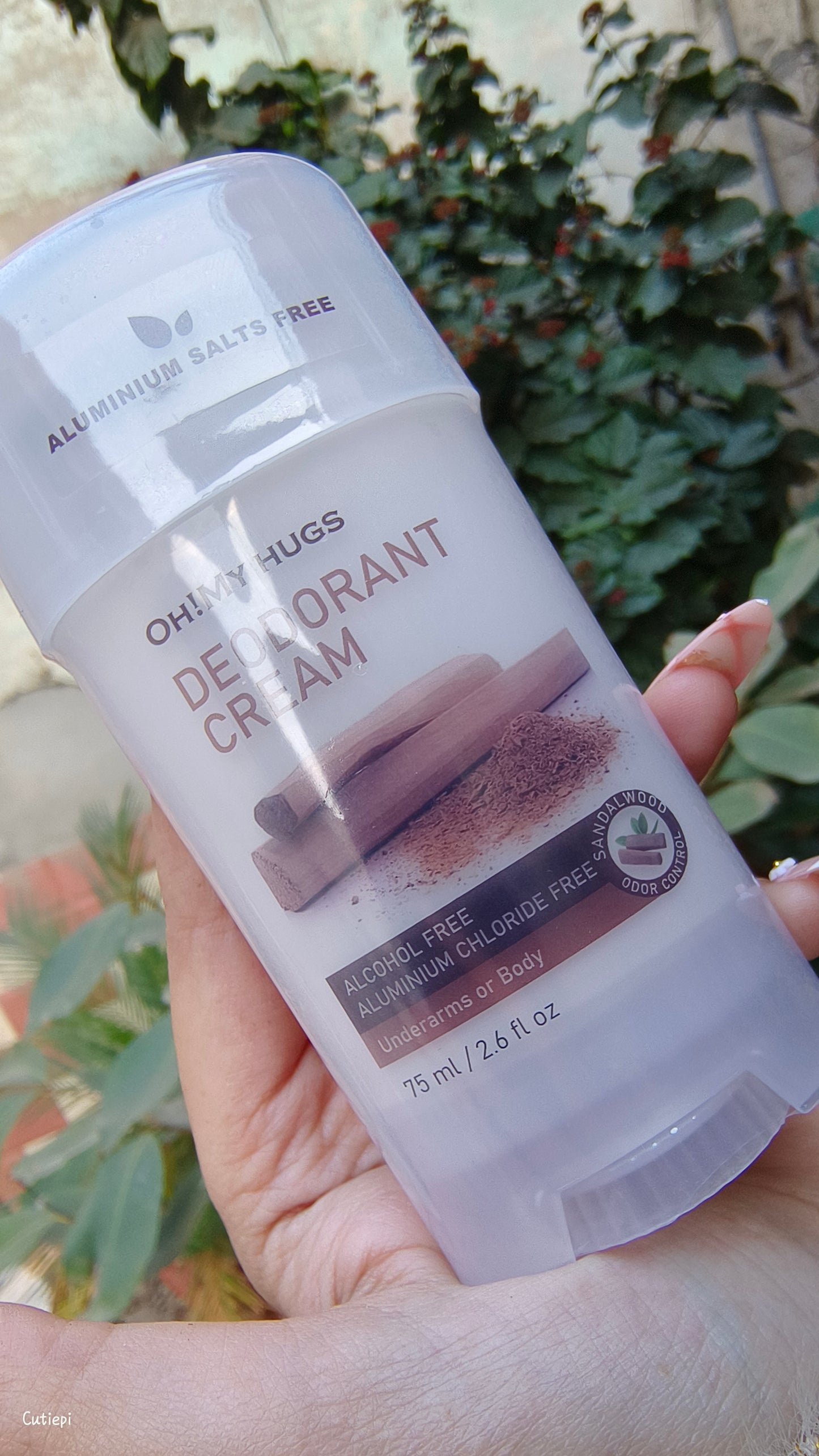 OH MY HUGS Cream Deodorant Stick – Sandalwood Essence
