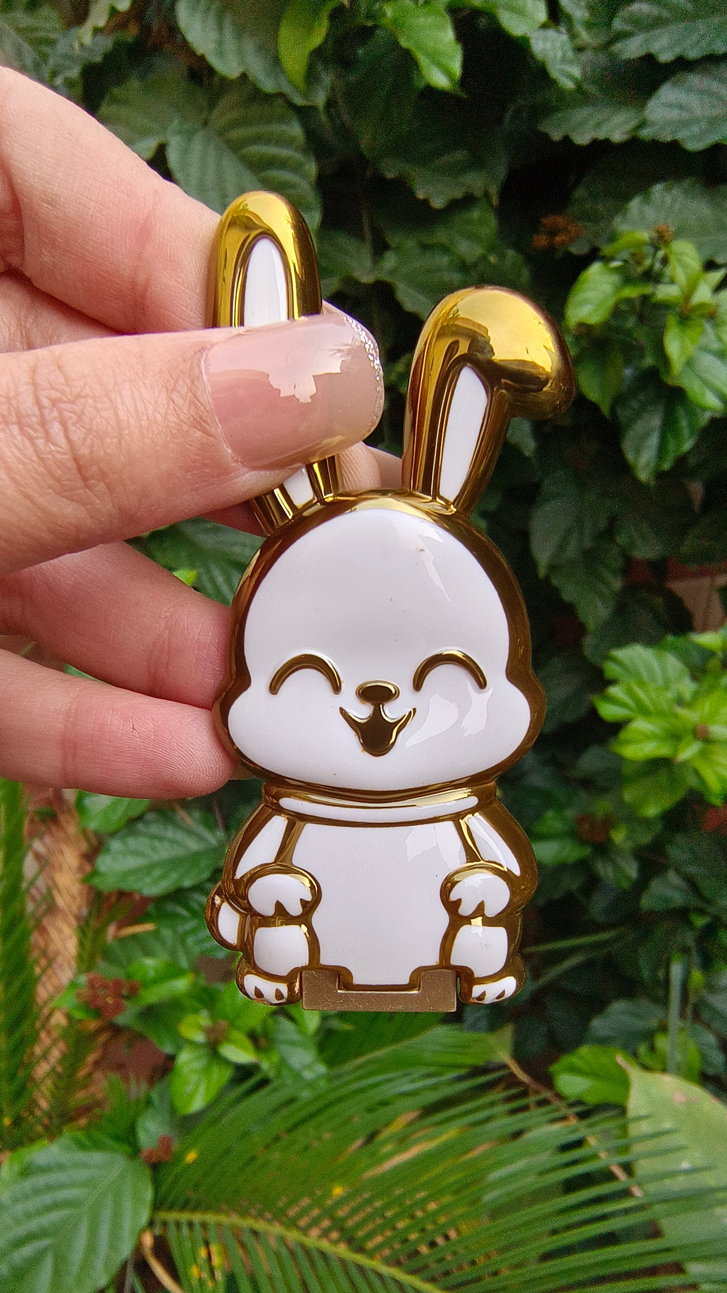 White Bunny Phone Holder – Adorable & Functional Stand