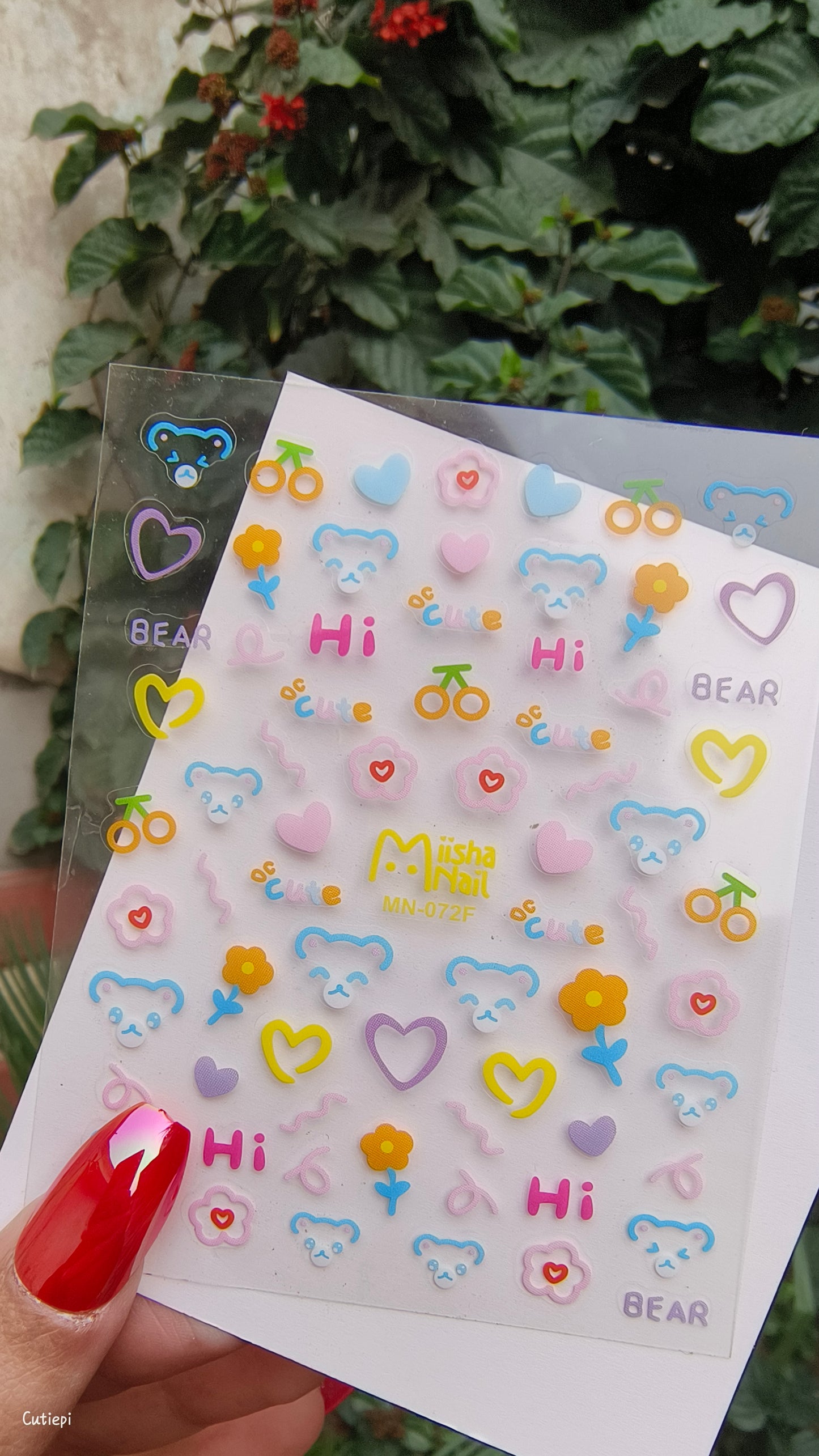 3D Fun Nail Art Sheet – Playful & Trendy Designs