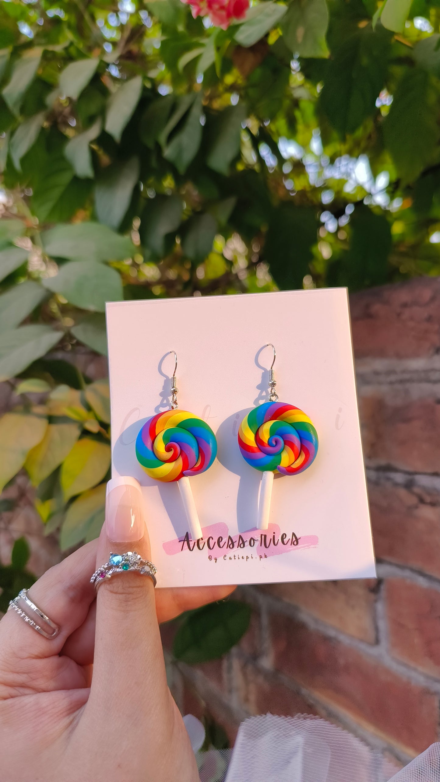 Candy Lollipop Earrings – Sweet & Whimsical