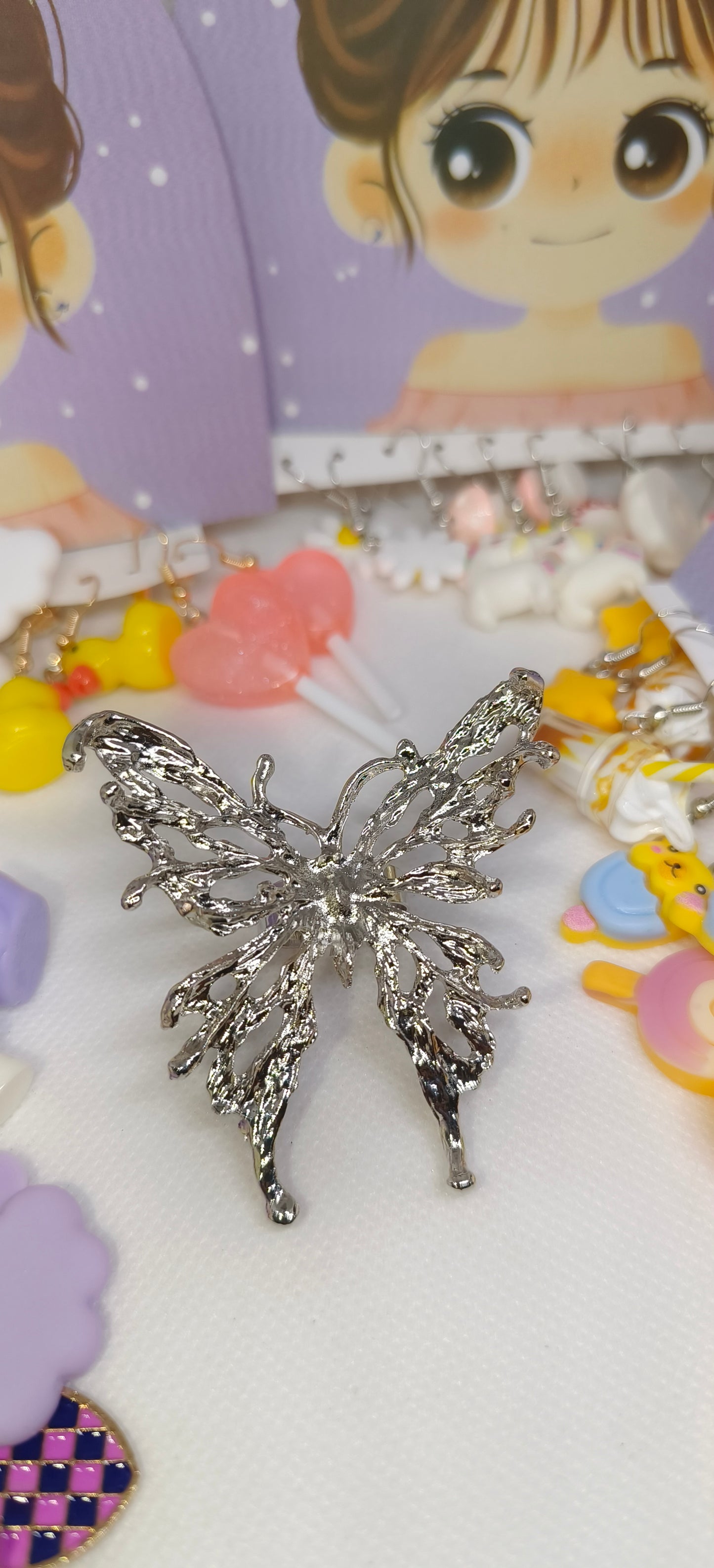 Statement Butterfly Ring | Large size-Stainless Steel