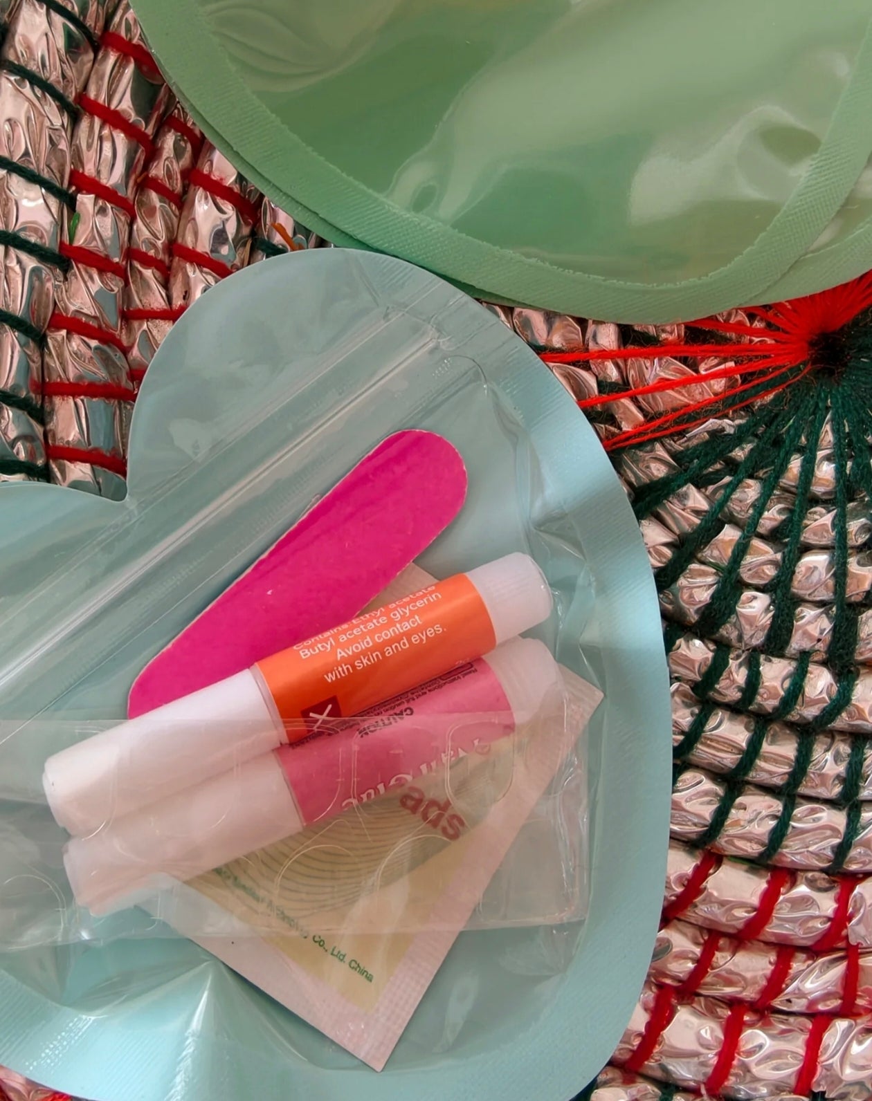 Cute heart packaging application Kit Bundle - 5 items inside