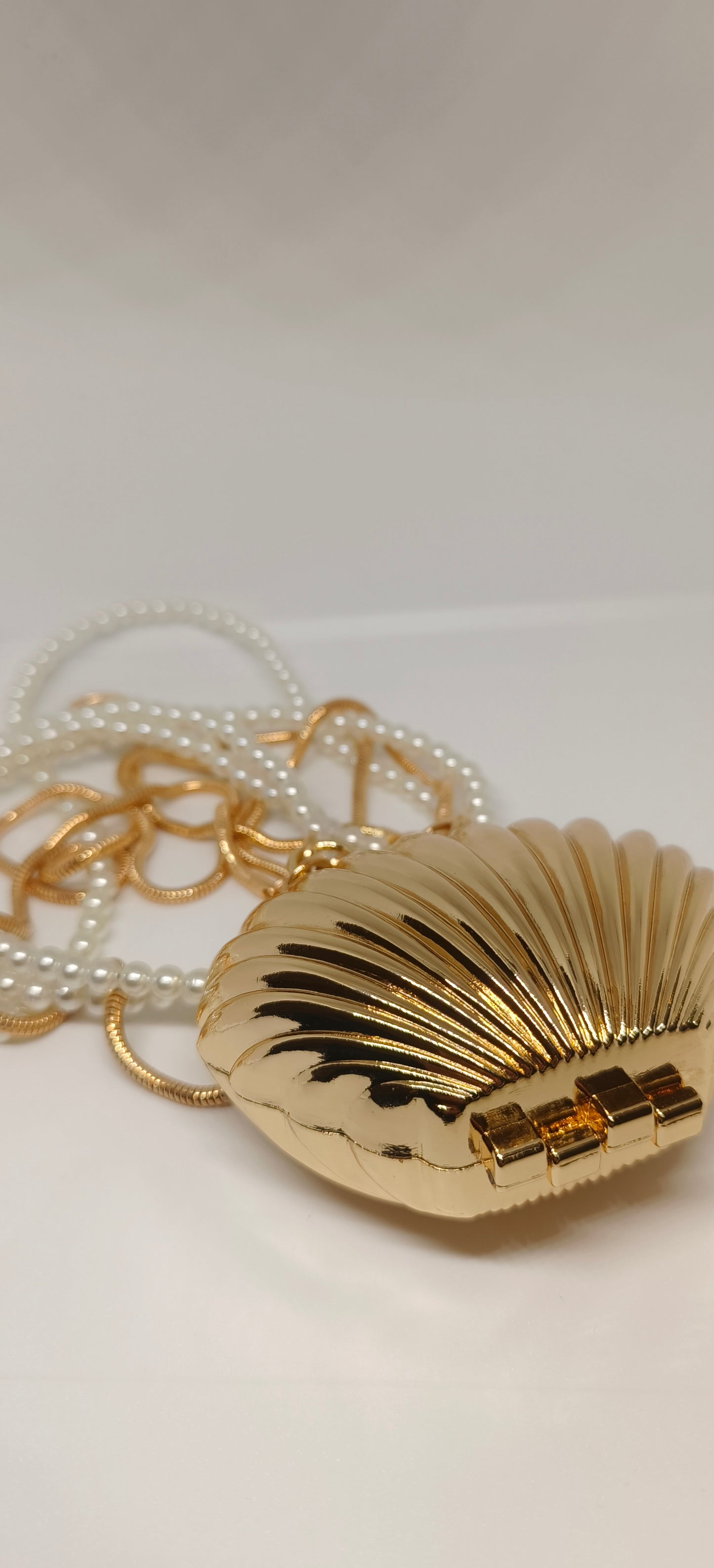Viral Shell bag Metallic Elegance