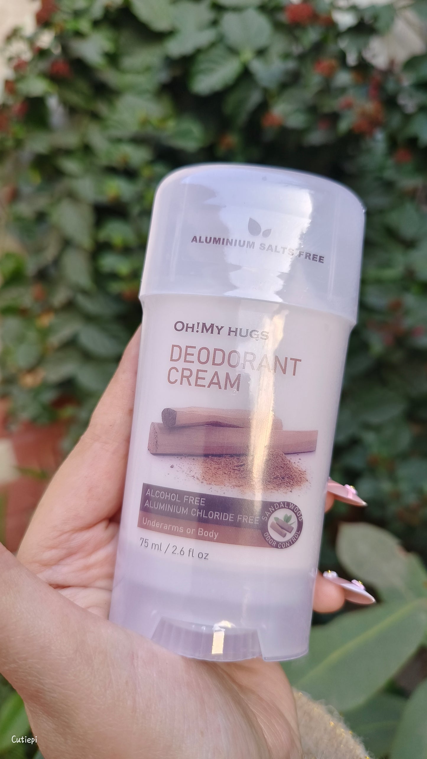 OH MY HUGS Cream Deodorant Stick – Sandalwood Essence