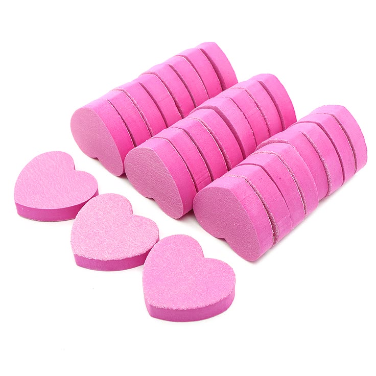 Premium quality Mini Heart shaped Buffers! Best for Menicure at home