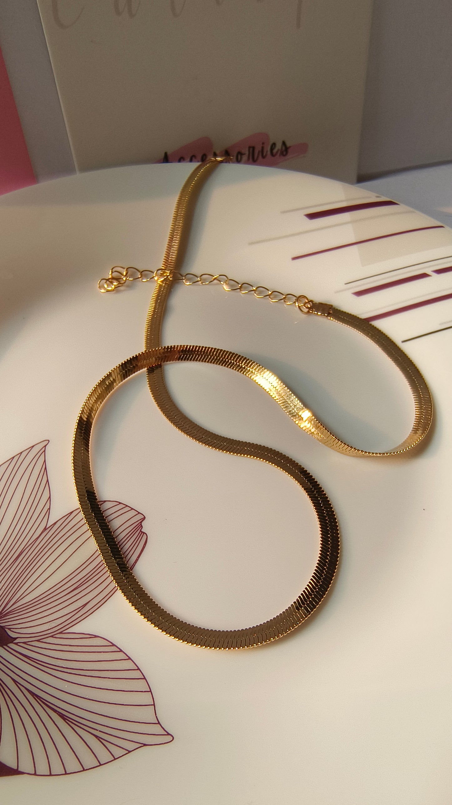 Bold Thick Gold-Plated Chain Necklace