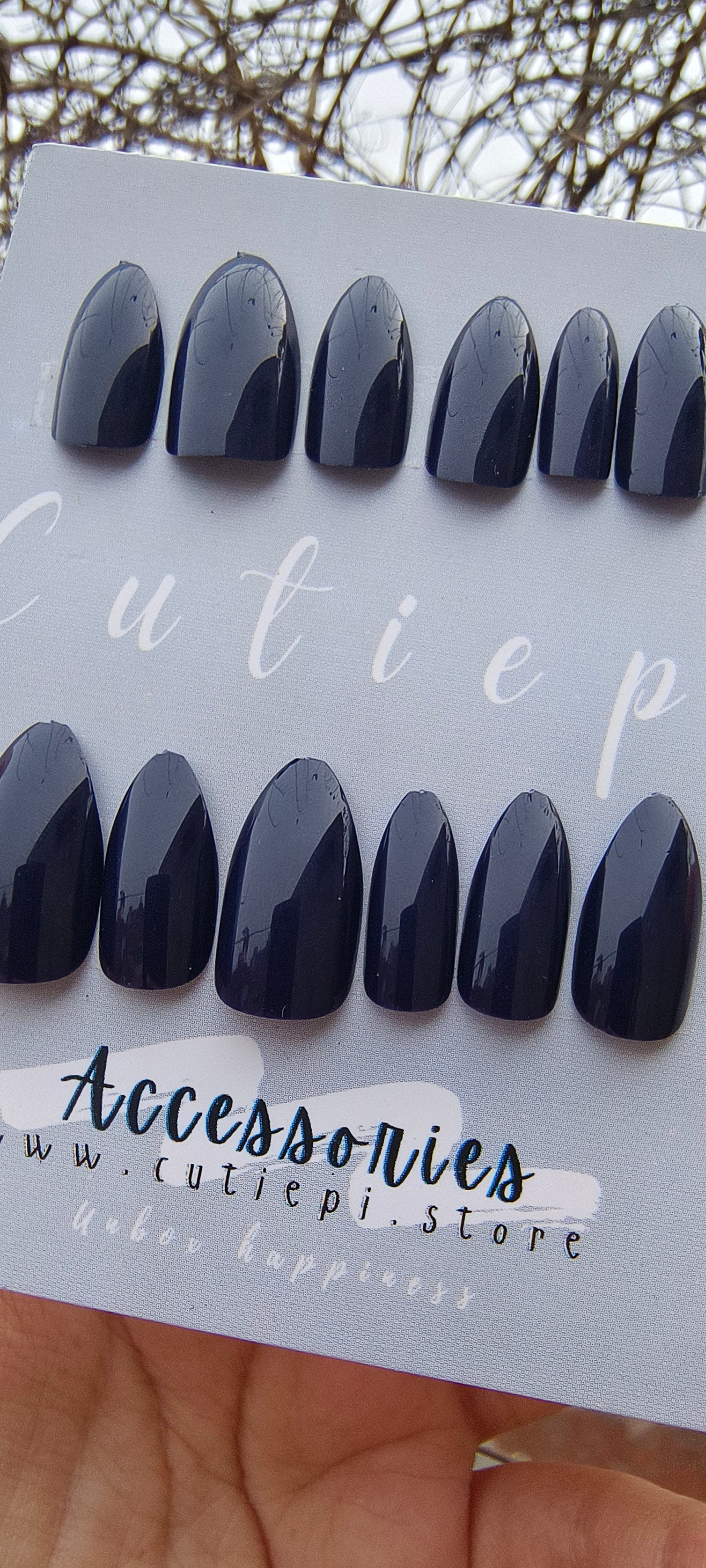 Royal Blue Elegance – 24pcs with Application Kit