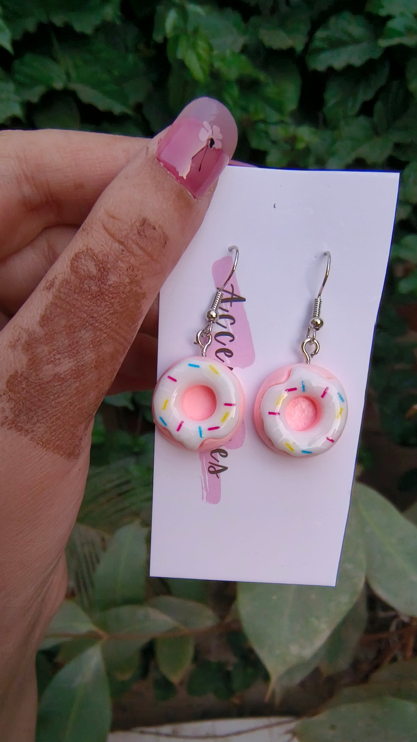 🍩 Donut-Inspired Earrings – Trendy Accessory for Women & Girls 💖