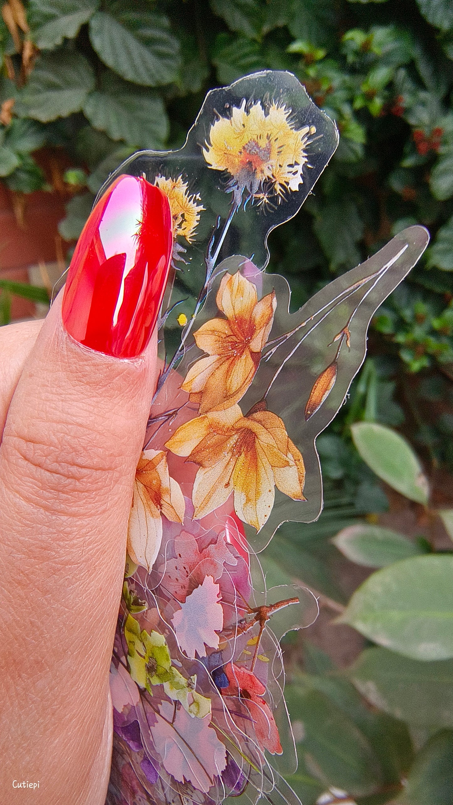 Blooming Beauty Nail Art Stickers – Floral Elegance pack of 5